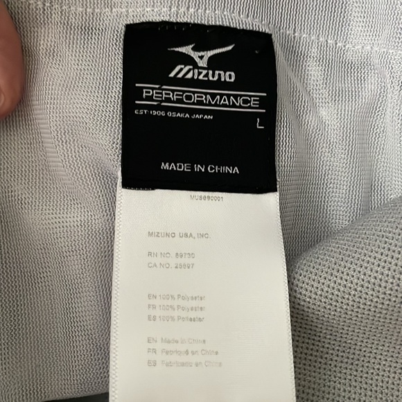 Mizuno mens baseball performance pants. Gray. Large. - Picture 4 of 4